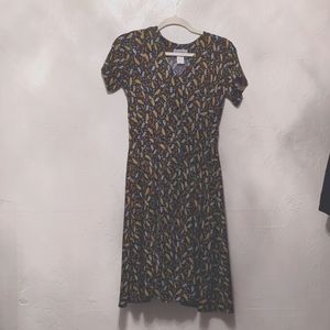 Karina Cece dress in botanical with pockets!